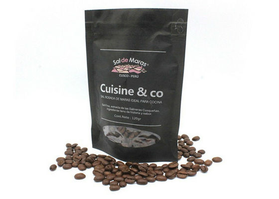 120G Custom Size Reusable Coffee Bean Bag k Non Leakage Customized Color