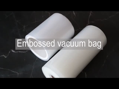 O armazenamento feito sob encomenda do selo de vácuo do PA da soldadura térmica ensaca o saco gravado do aferidor do vácuo para o alimento