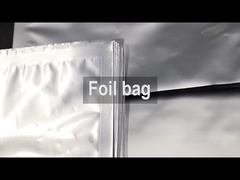 O alimento Ziplock de prata Leakproof Resealable Doypack do malote do saco da folha está acima dos sacos dos malotes