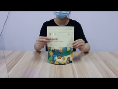 Aqueça - porcas de empacotamento seladas Matte Stand Up Food Bag do petisco do saco do Ziplock do pó da proteína