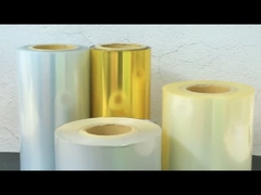 Pálete do PVC que envolve o rolo de filme de Aminated