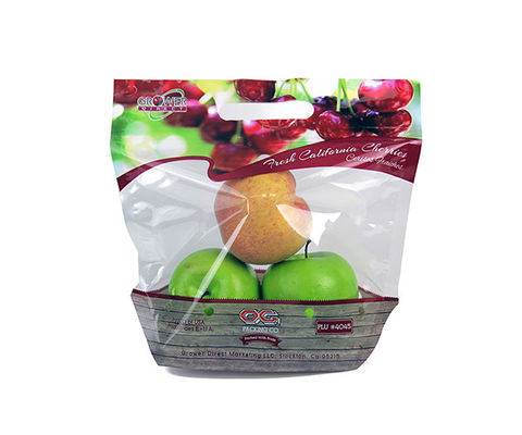 Frutas e legumes frescas portáteis laminadas que empacotam o saco de empacotamento transparente de VMPET