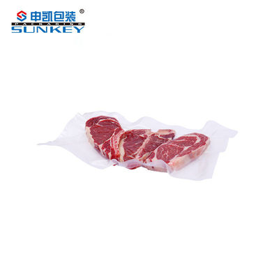 Saco de embalagem de carne assada transparente reciclável à prova de vazamento